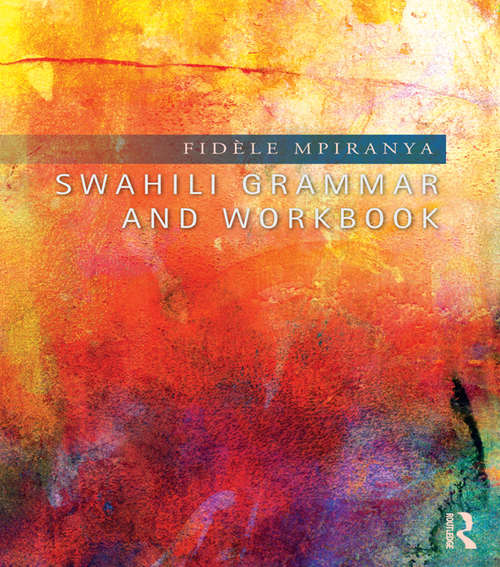 Book cover of Swahili Grammar and Workbook