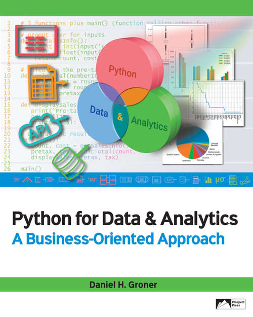 Book cover of Python for Data & Analytics: A Business-Oriented Approach