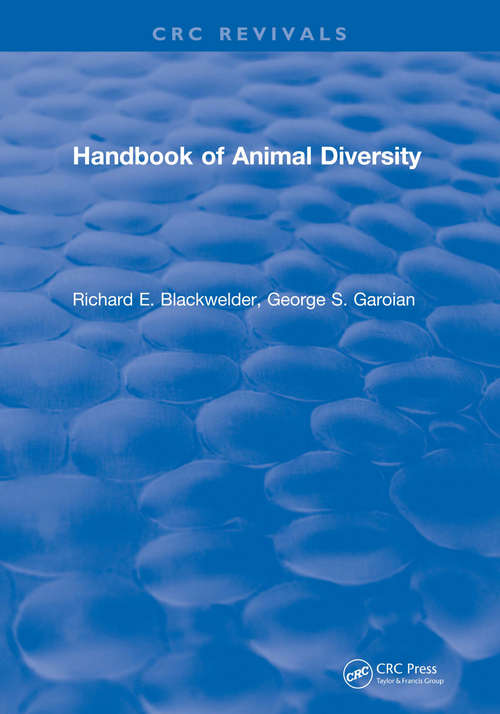 Book cover of Handbook of Animal Diversity