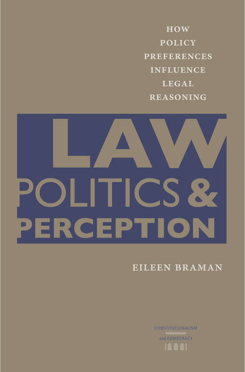 Book cover of Law, Politics, and Perception