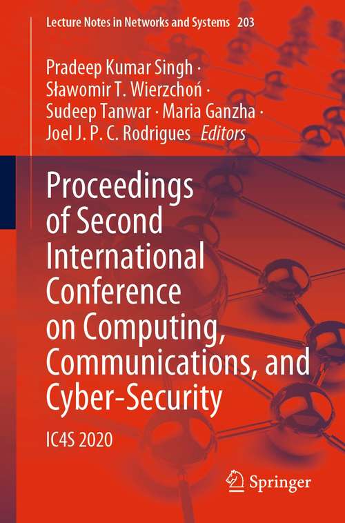 Proceedings of Second International Conference on Computing, Communications, and Cyber-Security
