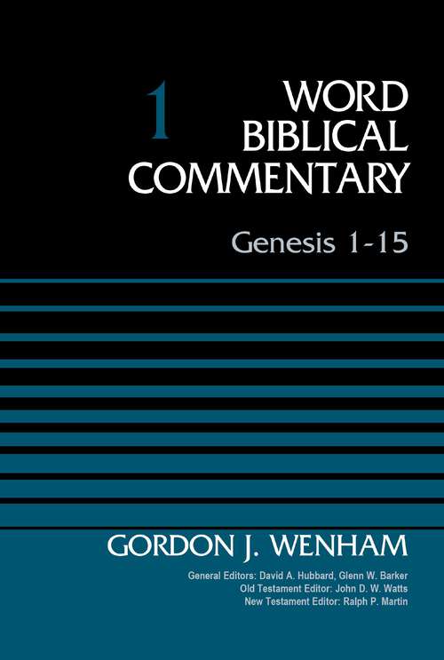 Book cover of Genesis 1-15, Volume 1