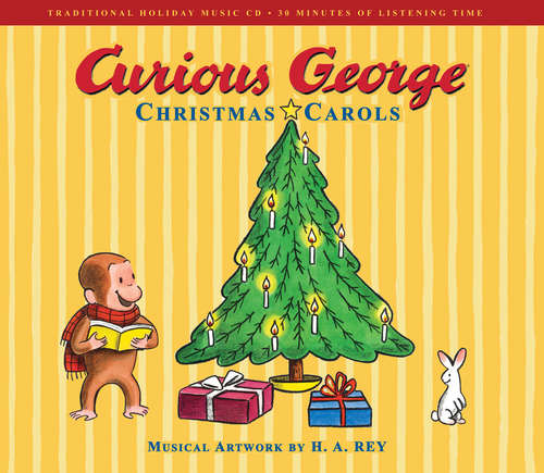 Book cover of Curious George Christmas Carols