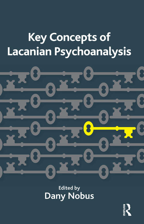 Book cover of Key Concepts of Lacanian Psychoanalysis