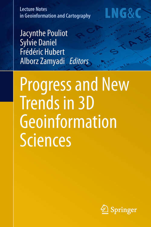 Book cover of Progress and New Trends in 3D Geoinformation Sciences