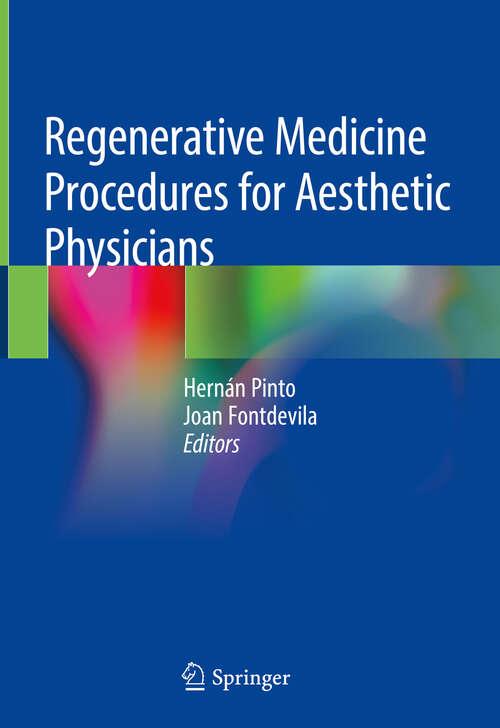 Book cover of Regenerative Medicine Procedures for Aesthetic Physicians (1st ed. 2019)