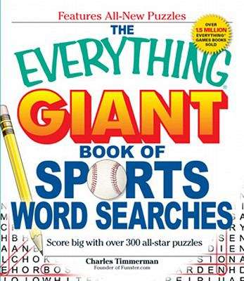Book cover of The Everything® Giant Book Of Sports Word Searches