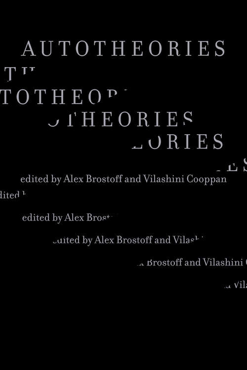 Book cover of Autotheories