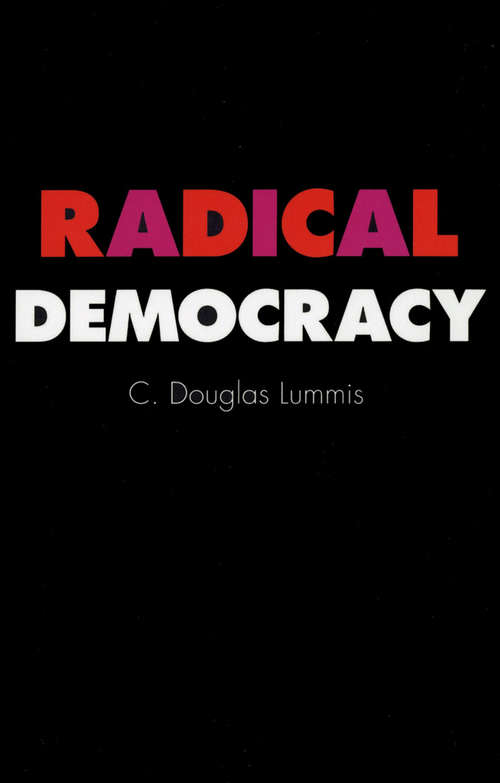 Book cover of Radical Democracy