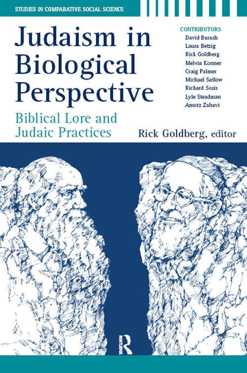 Book cover of Judaism in Biological Perspective: Biblical Lore and Judaic Practices