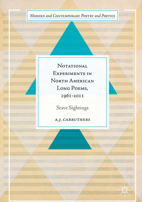 Book cover of Notational Experiments in North American Long Poems, 1961-2011