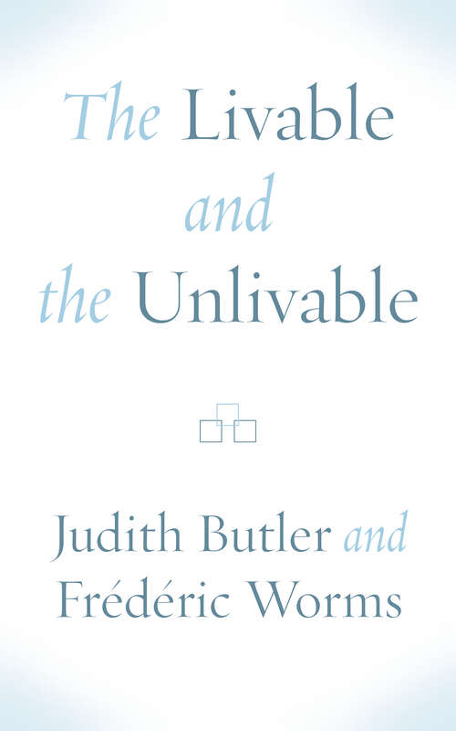 Book cover of The Livable and the Unlivable (1)