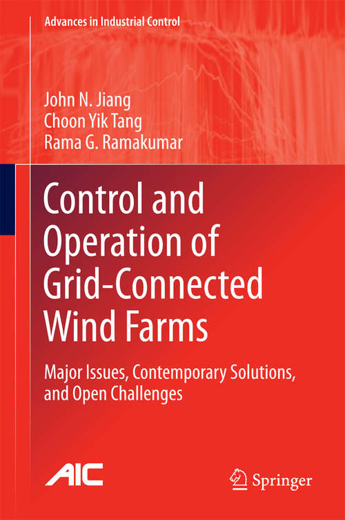 Book cover of Control and Operation of Grid-Connected Wind Farms