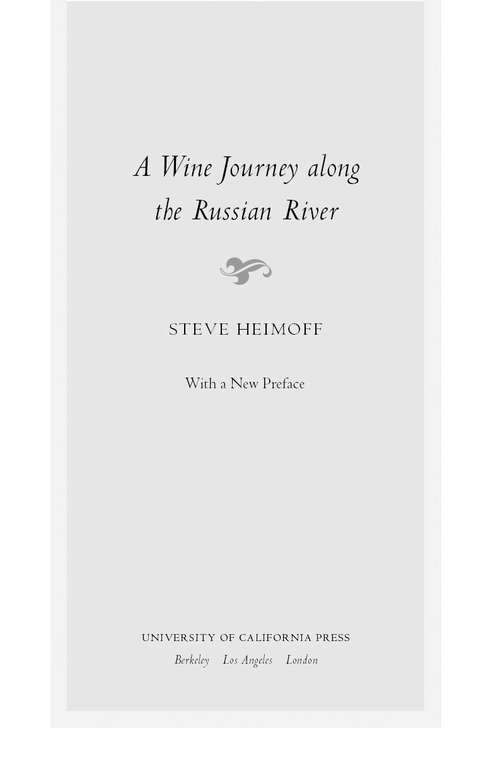 Book cover of A Wine Journey along the Russian River