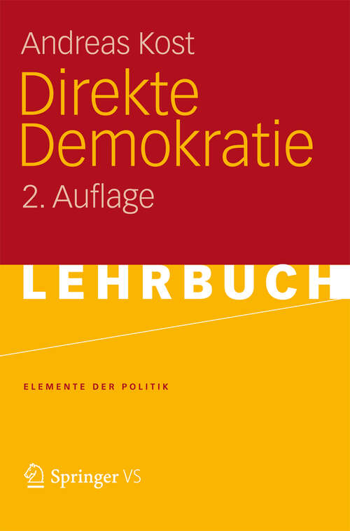 Book cover of Direkte Demokratie