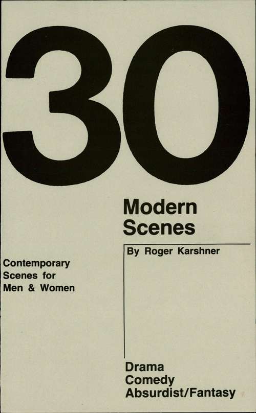 Book cover of 30 Modern Scenes