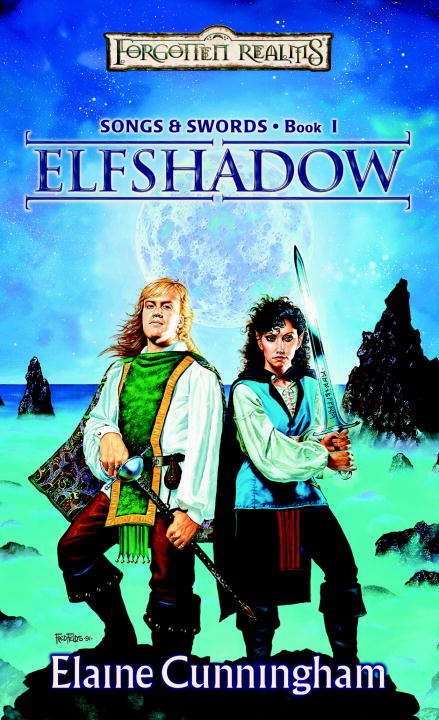 Book cover of Elfshadow (Forgotten Realms: Harpers #2)