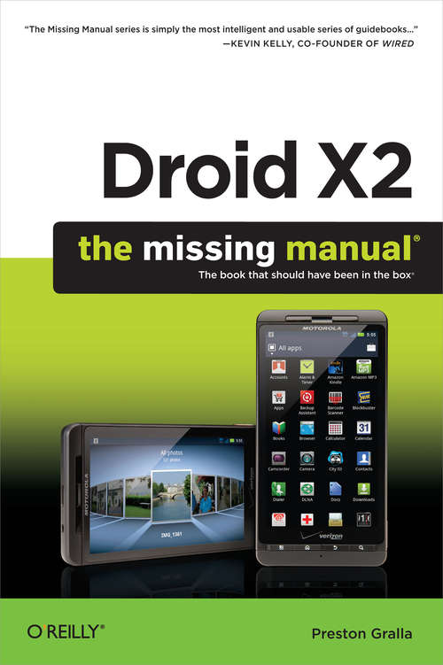 Book cover of Droid X2: The Missing Manual