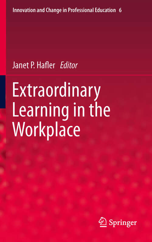 Book cover of Extraordinary Learning in the Workplace