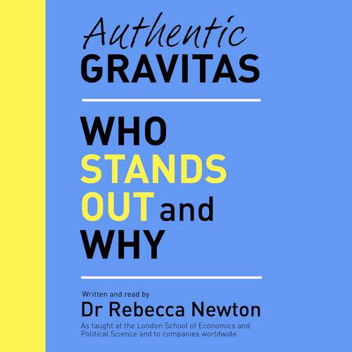 Book cover of Authentic Gravitas
