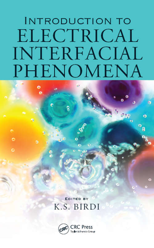 Book cover of Introduction to Electrical Interfacial Phenomena