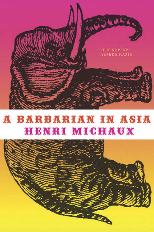 Book cover of A Barbarian in Asia
