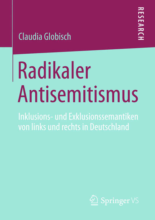 Book cover of Radikaler Antisemitismus