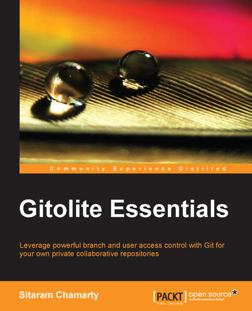 Book cover of Gitolite Essentials
