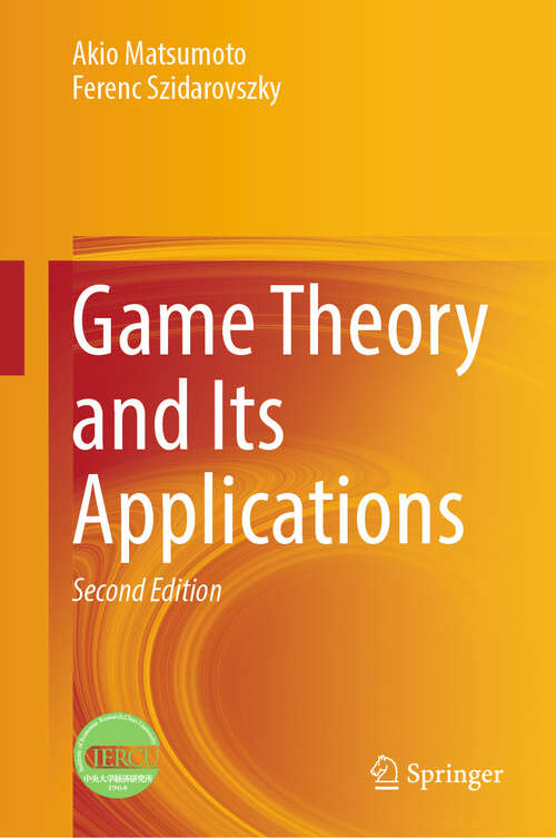 Book cover of Game Theory and Its Applications (Second Edition 2025)