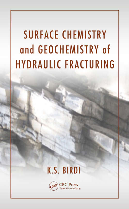 Book cover of Surface Chemistry and Geochemistry of Hydraulic Fracturing