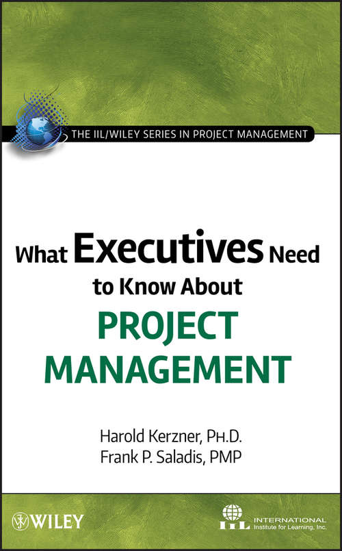 Book cover of What Executives Need to Know About Project Management