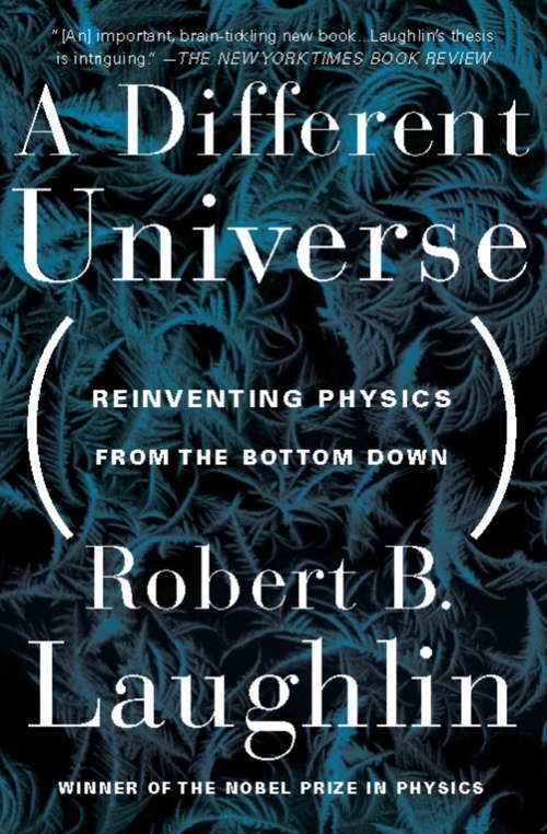 Book cover of A Different Universe: Reinventing Physics from the Bottom Down