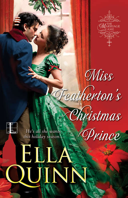 Book cover of Miss Featherton's Christmas Prince (The Marriage Game #8)