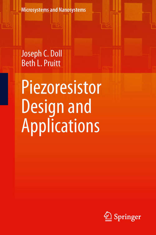 Book cover of Piezoresistor Design and Applications