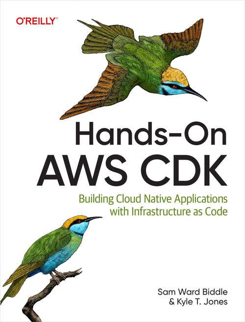 Book cover of Hands-On AWS CDK (1)