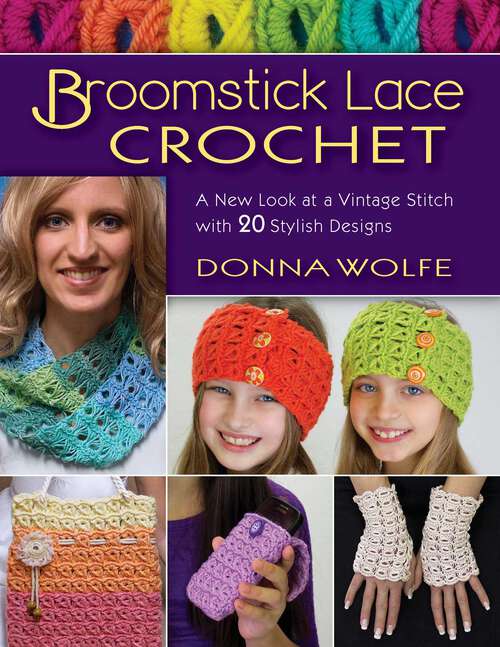 Book cover of Broomstick Lace Crochet