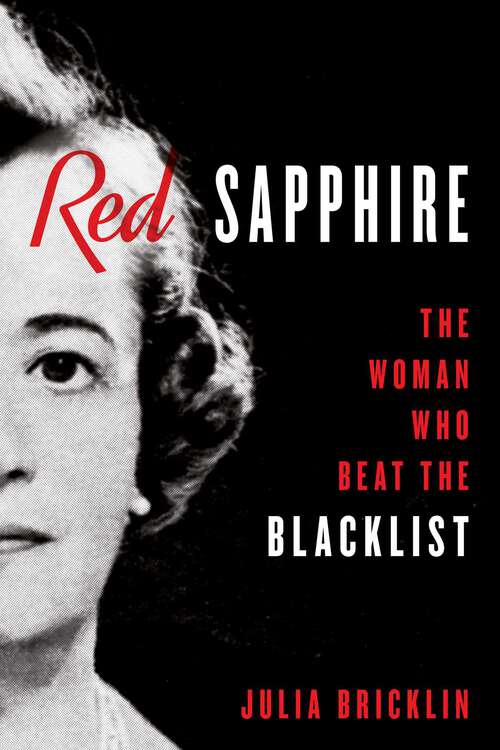 Book cover of Red Sapphire: The Woman Who Beat the Blacklist