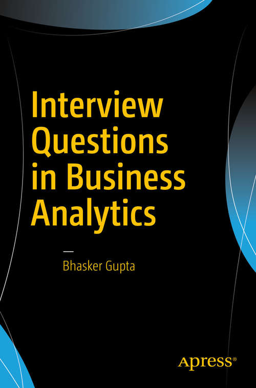Book cover of Interview Questions in Business Analytics