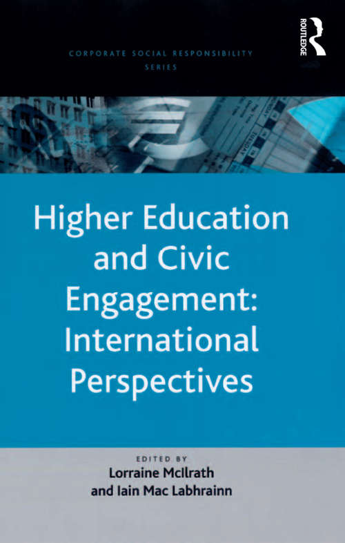 Book cover of Higher Education and Civic Engagement: International Perspectives