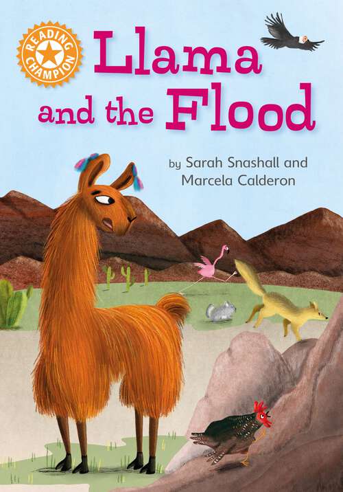 Book cover of Llama and the Flood: Independent Reading Orange 6 (Reading Champion #1076)