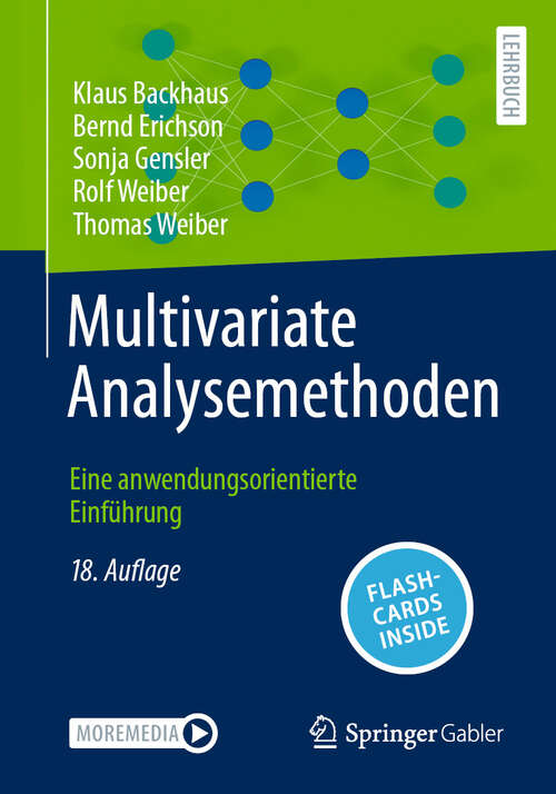 Book cover of Multivariate Analysemethoden: Eine anwendungsorientierte Einführung (18. Auflage 2025)