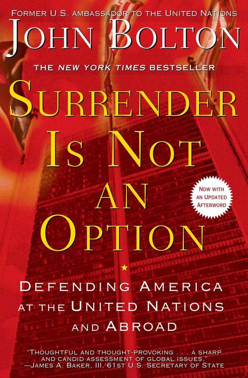 Book cover of Surrender Is Not an Option