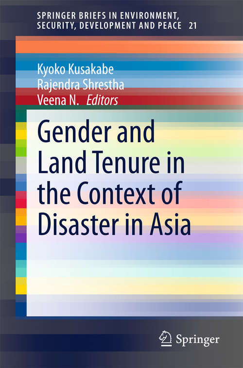 Book cover of Gender and Land Tenure in the Context of Disaster in Asia