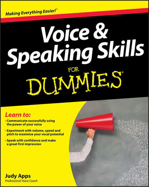 Book cover of Voice & Speaking Skills For Dummies