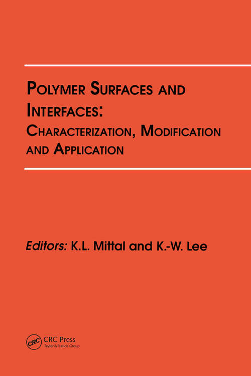 Book cover of Polymer Surfaces and Interfaces: Characterization, Modification and Application
