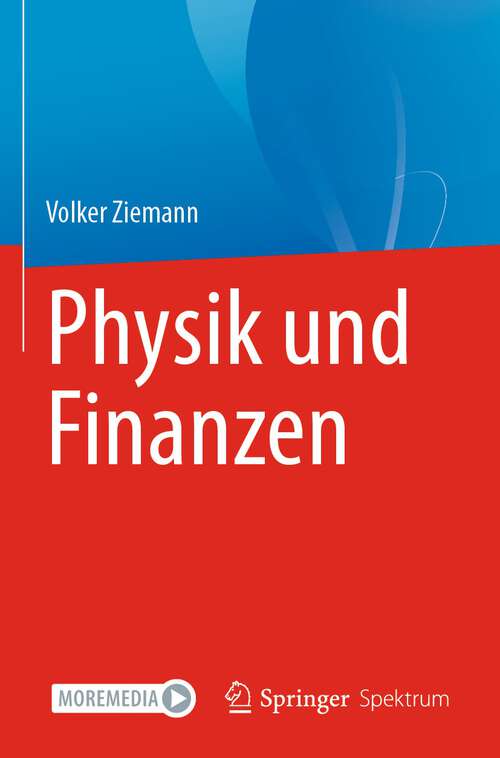 Book cover of Physik und Finanzen (1. Aufl. 2023)