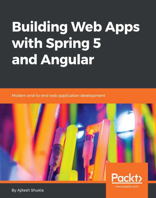 Book cover of Building Web Apps with Spring 5 and Angular