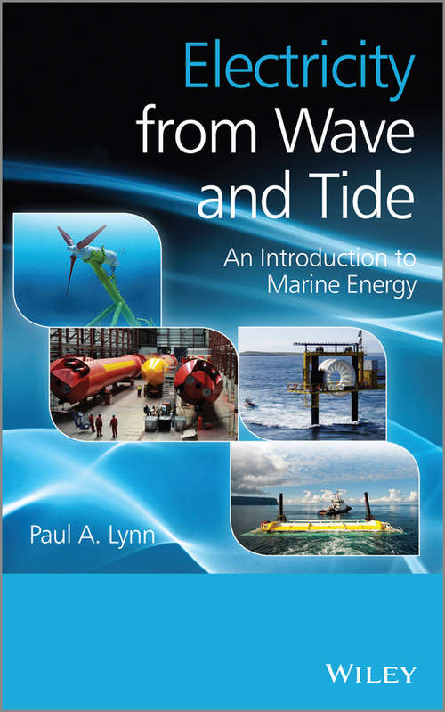 Book cover of Electricity from Wave and Tide