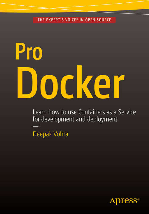 Book cover of Pro Docker