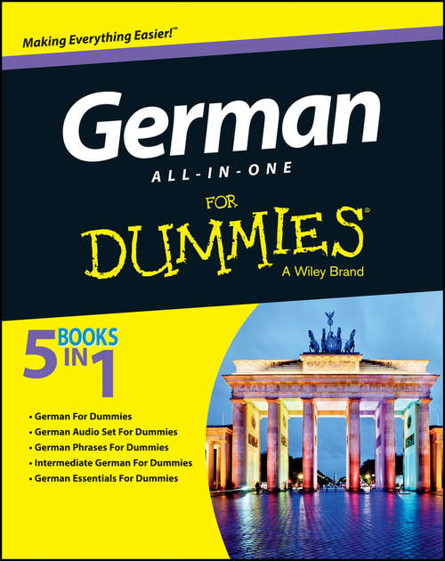 Book cover of German All-in-One For Dummies
